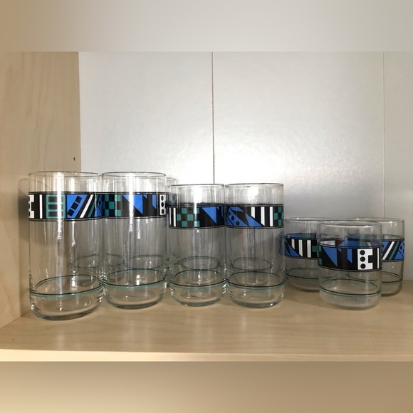 Libbey retro glassware set 11